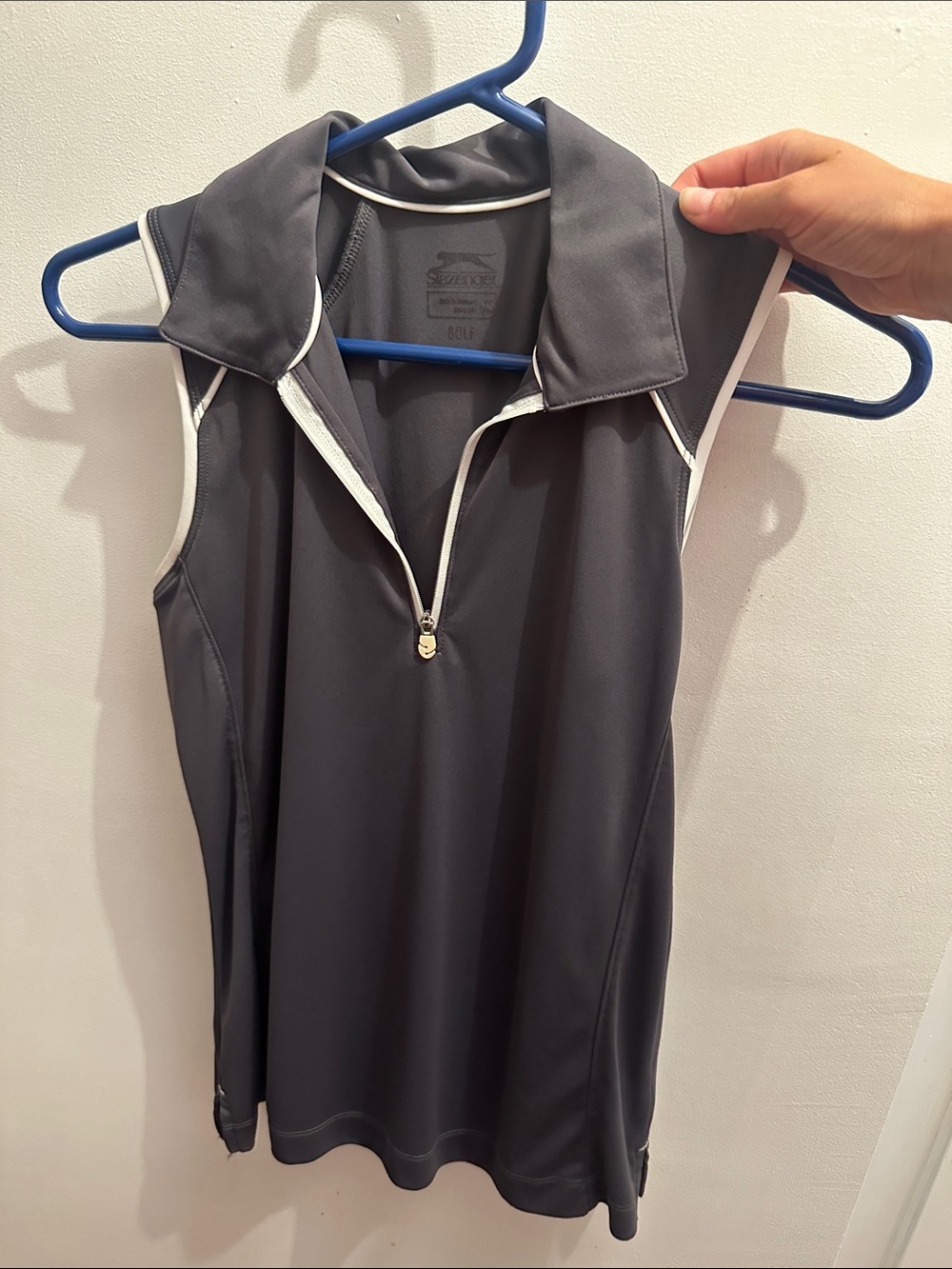 Sunice womens Charcoal Gray golf polo